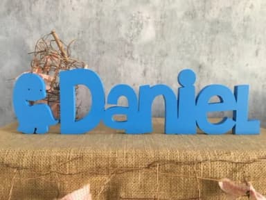 Letras de MDF -Nomes Linha CH + Dinossauro