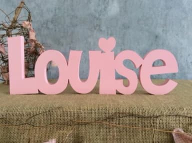 Letras Decorativas em MDF Linha CH