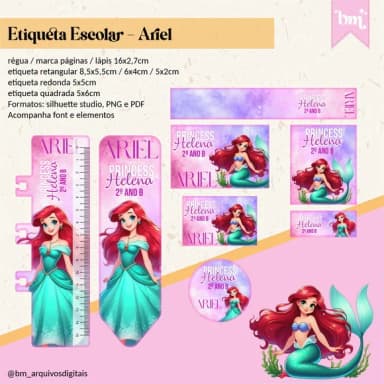 60 Etiquetas Ariel