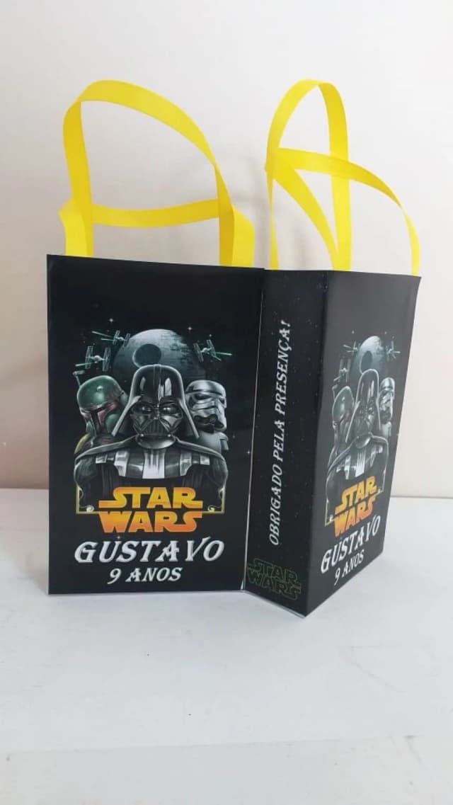 Sacolinhas Personalizadas Star Wars para Lembrancinhas