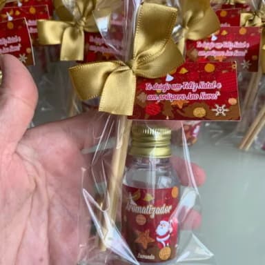 Brinde Final de Ano Natal Mini Aromatizador Ambientes