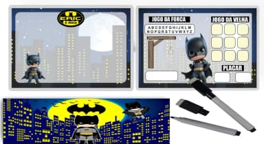 Lousa Magica Personalizada para lembrancinhas do Batman