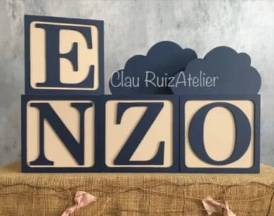 CUBOS 15x15cm + NUVENS