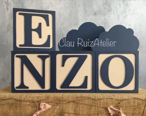 CUBOS 15x15cm + NUVENS