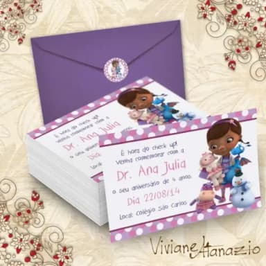 Convite Doutora Brinquedos - 00165