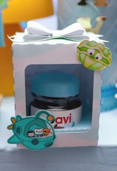 Caixa com Pote para Nutella