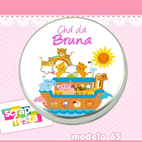 Lembrancinhas de Chá de Bebê Latinhas