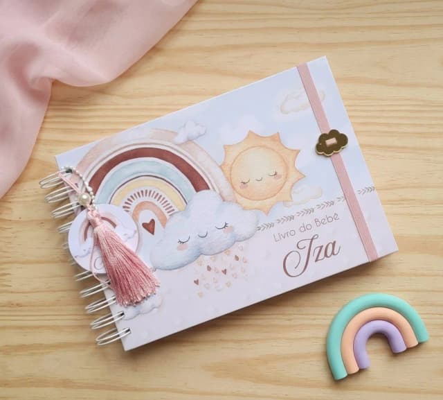 Livro do Bebê A5 Personalizado - Escolha a Capa