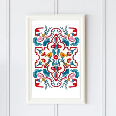 poster / print arte para parede flores pt0717