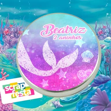 Latinhas Personalizadas Festa Sereia