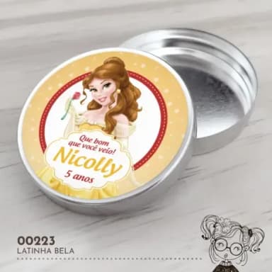 Latinha Adesivada Bela - 00223
