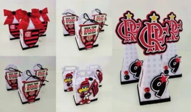 Kit 60 Lembrancinhas Flamengo