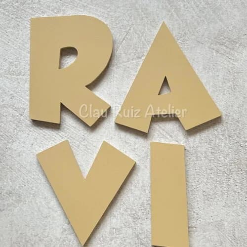Nome de Parede em mdf - Decoração Bebê e Infantil