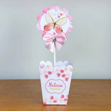 PEGUE E MONTE - Centro de Mesa BORBOLETA - Decoração de Festa | Lembrancinhas | Aniversário | Personalizados