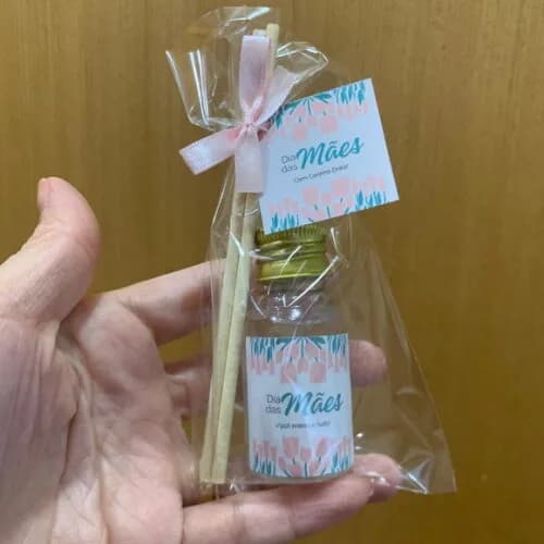 Brinde Dia das Mães Mini Aromatizador com Logo