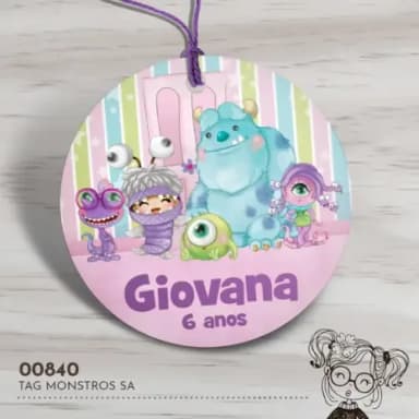 Tag Redonda Monstros Sa - 00840