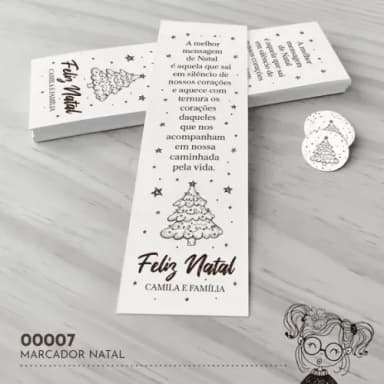 Marcador de Livro Natal - 00007