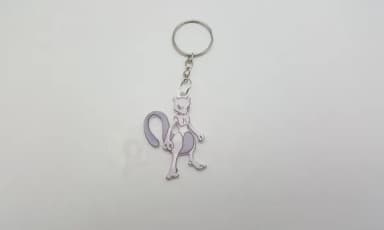 Chaveiro Pokémon Mewtwo em Acrílico Uv