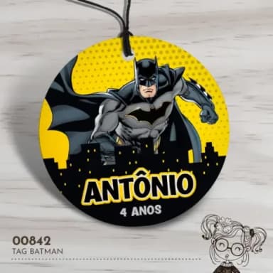 Tag Redonda Batman - 00842