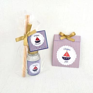 Kit Lembrança Maternidade Chevron elefante