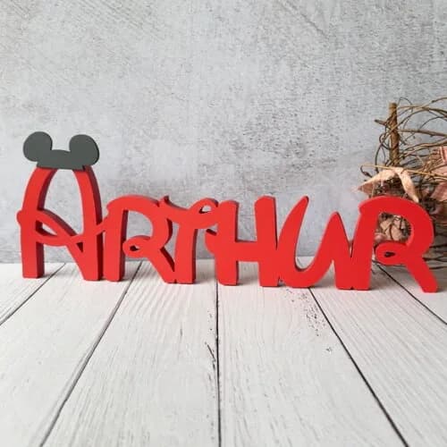 Disney - Letras de Mdf- Festa Infantil e Quarto do Bebê