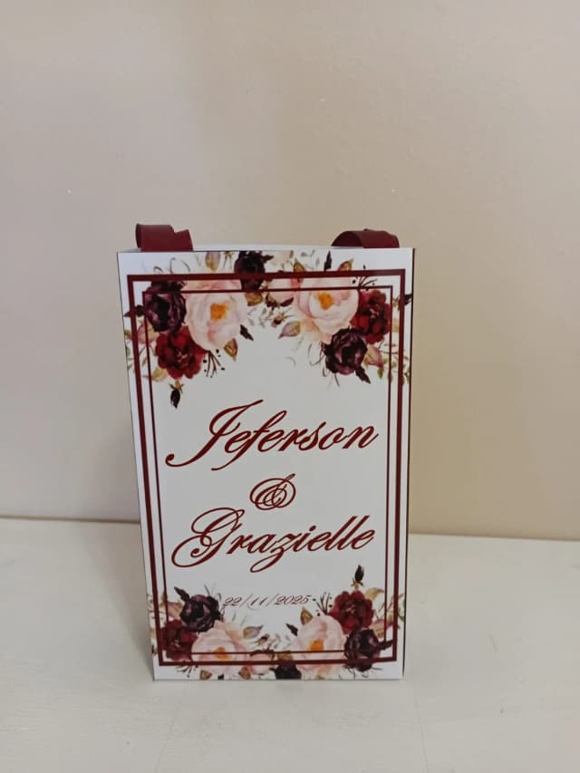 Sacolinhas Personalizadas Casamento para Lembrancinhas