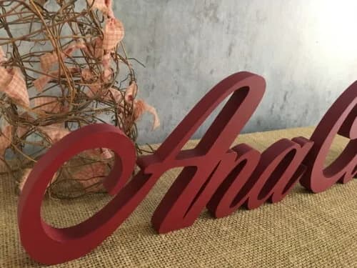 Letras de MDF -Nomes