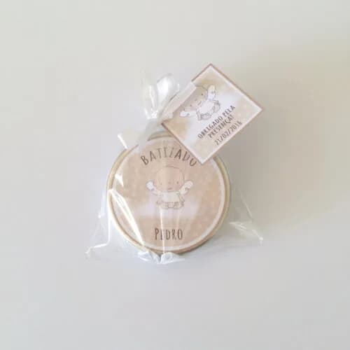 Lembrancinha Anjinho com Mini Terço