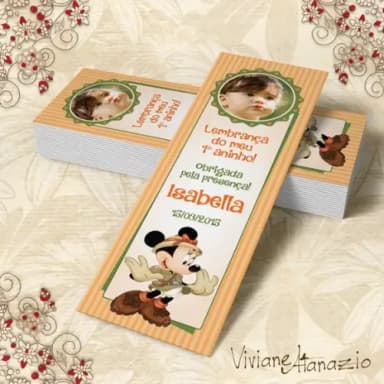 Marcador de Livro Minnie Safari - 00289