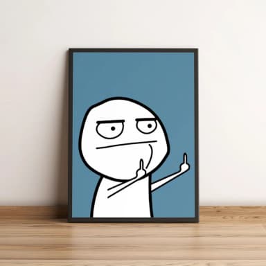 Quadro Meme Humor Sarcástico 196