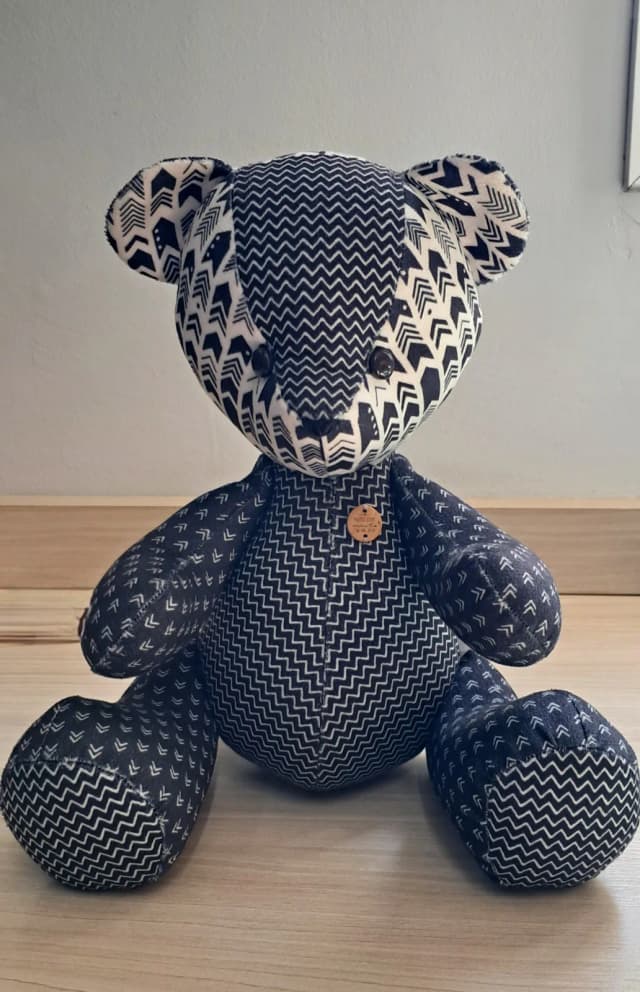 Urso Patchwork Médio