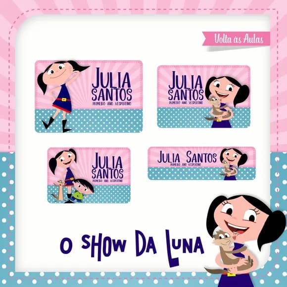 60 Etiquetas o Show da Luna