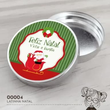 Latinha Adesivada Natal - 00004