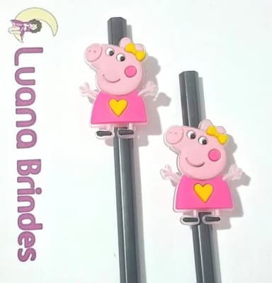 Lápis C/ponteira Porquinha Rosa Pacotes com 6 Peças