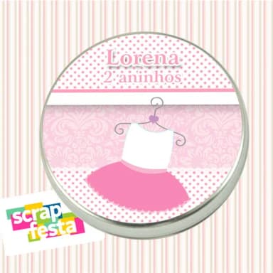 Latinhas Personalizadas Festa Bailarina