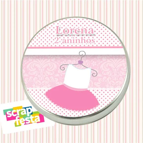 Latinhas Personalizadas Festa Bailarina