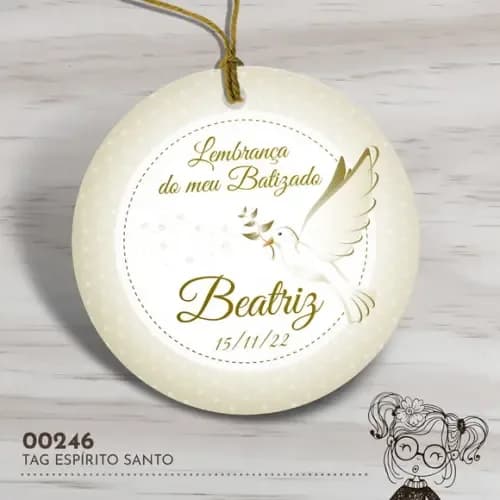 Tag Redonda Espírito Santo - 00246