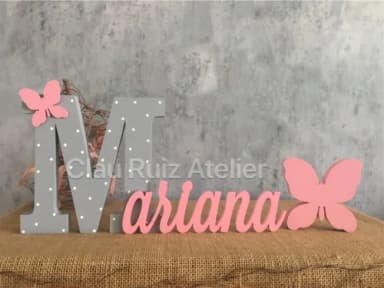 Jardim Encantado - Nomes Personalizados + Borboleta