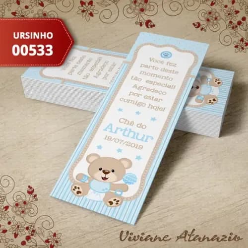 Marcador de Livro Ursinho - 00533
