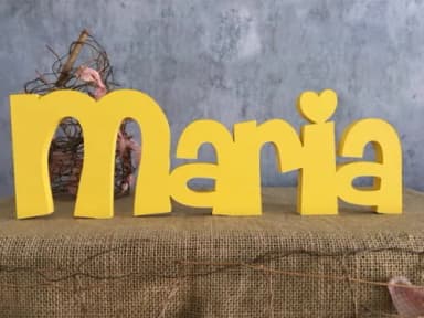 Letras de MDF -Nomes