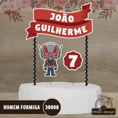 Topo de Bolo Homem Formiga - 30008