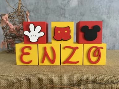 Cubos DISNEY 6cmx6cm