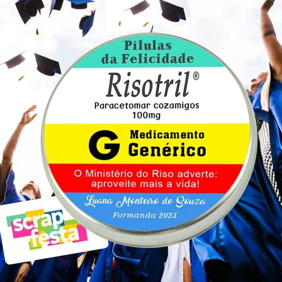 Latinhas Personalizadas Festa Formatura Medicamento