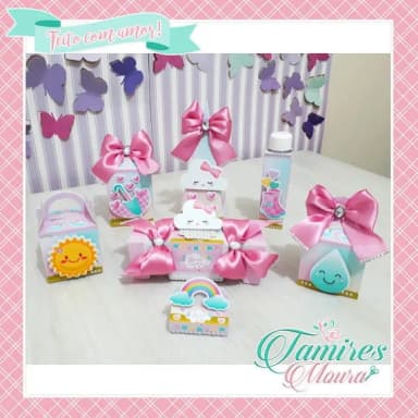 Kit 30 Lembrancinhas Chuva de Amor