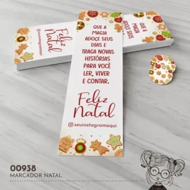 Marcador de Livro Natal - 00938