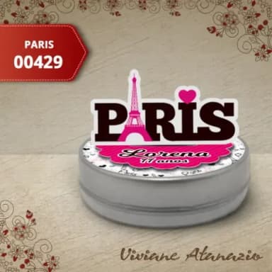 Latinha 3d Paris