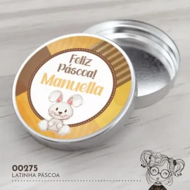 Latinha Adesivada Páscoa - 00275