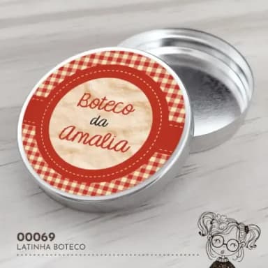 Latinha Adesivada Boteco - 00069
