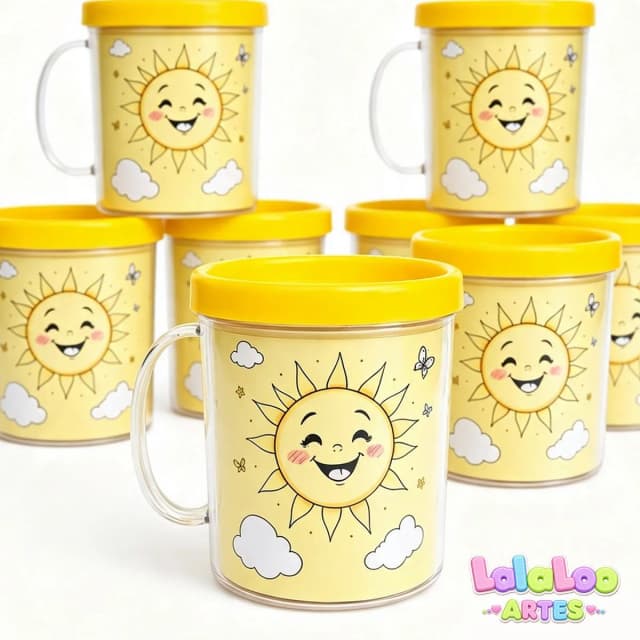Caneca Minha Primeira Volta ao Sol Personalizada