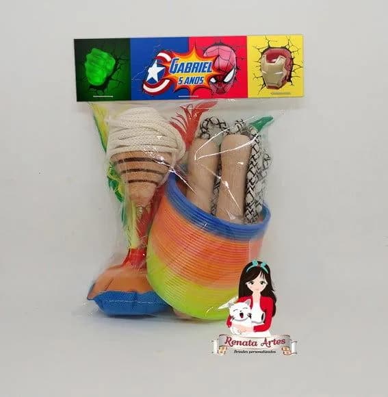Kit Boa Infância Completo Tema Vingadores com Homem Aranha